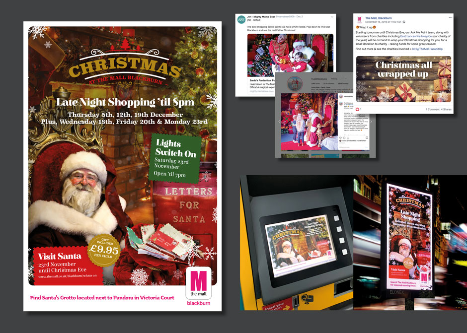 Record-breaking visitor figures for Christmas experience at The Mall Blackburn