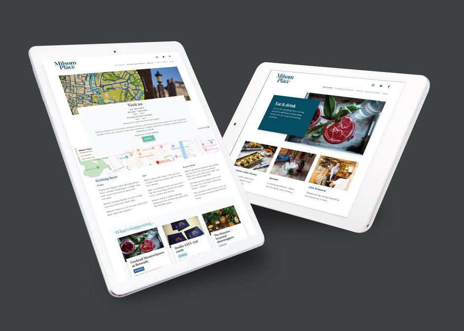 A trio of web projects for ICG