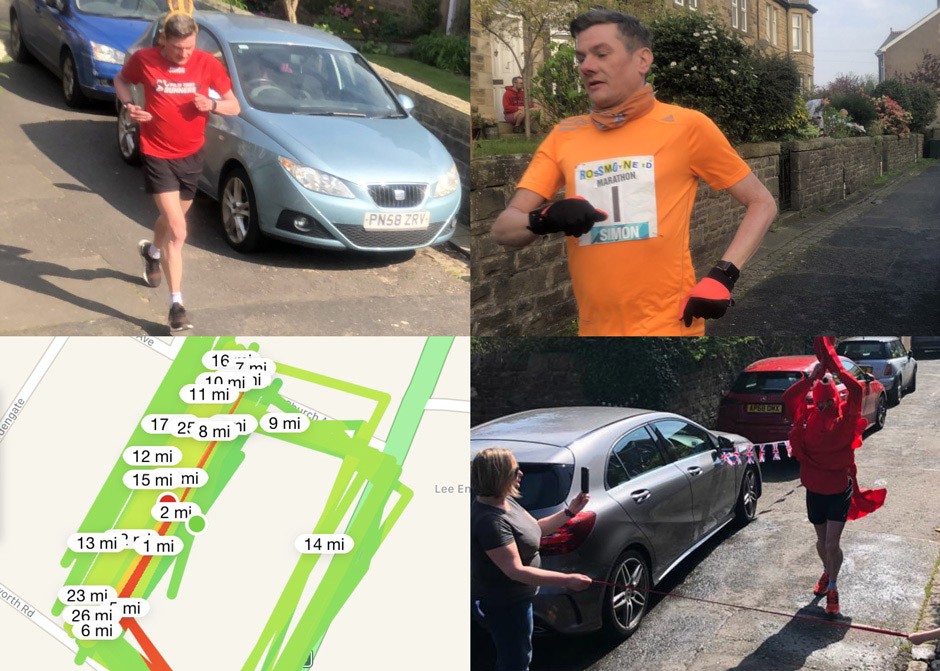 Marathon man goes the extra mile for NHS