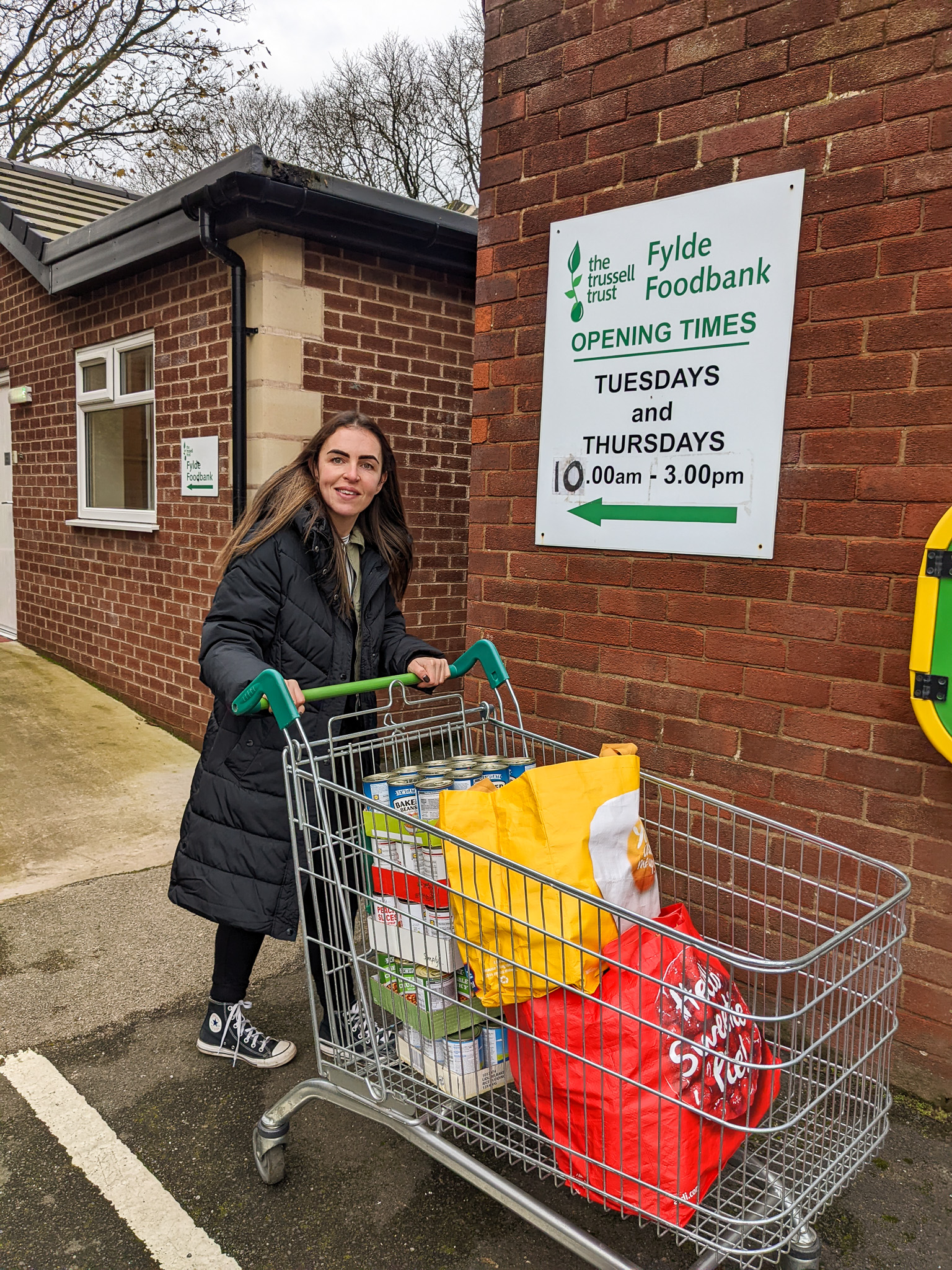 Trolly dash for Fylde Foodbank
