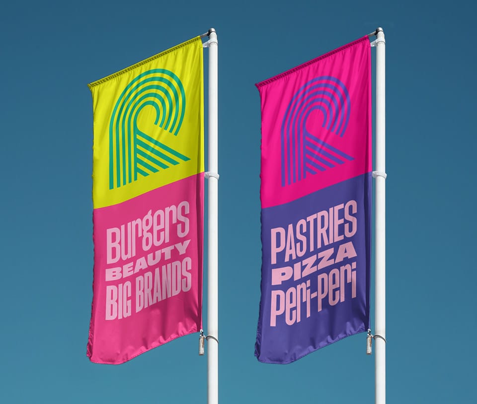 Rochdale Riverside flags